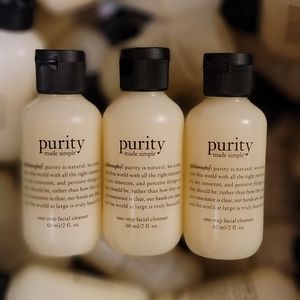 Philosophy Purity Face Wash - Three 2oz Bottles